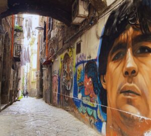 Diego Maradona ikona Neapolu